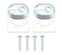 POPETPOP Replacement Roller Blind Brackets Set, Thickened Square Curtain Side Mounting Bracket with Spring for Household Roller Shade Repair, Universal Window Blind Fittings Accessories