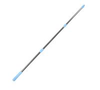POPETPOP Replacement Stainless Steel Mop Rod Detachable 3-Section Broom Handle with Blue American Thread Tip for Household Floor Cleaning Accessory
