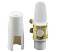POPETPOP Replacement White Resin Alto Saxophone Head with High Density and Good Sound Quality, Sturdy Saxophone Accessory for Musical Instrument Use