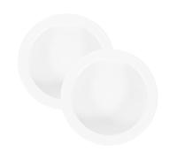 POPETPOP Reptile Bowl Set Stable Desktop Standing 2 Pcs Ceramics and Safe round Feeding Bowls, for Food and Water for Lizards and Small Reptile Animals in Terrariums