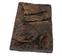 POPETPOP Reptile Habitat Decor 3D PU Background Board Turtle Tank Backdrop Suitable for Lizard Snake Vivarium Display