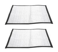 POPETPOP Reptile Heating Pad 2Pcs 30X30Cm Reflective Film Mat for Terrarium, Pet Heating Solution for Snakes, Turtles, and Exotic Small Reptiles in Cold Seasons