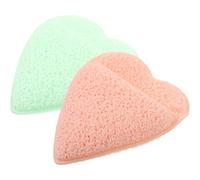 POPETPOP Reusable Exfoliating Facial Gloves 2Pcs Sponge Pads Finger Tip for Makeup Removal and Skin Detox, Suitable for Daily Use and Travel