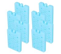 POPETPOP Reusable Ice Packs with Screw Cap 8pcs Pe Material Cold Retention and Condensation Prevention for Portable Air Conditioner and Cooler for Camping and Student Dormitory Use