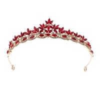POPETPOP Rhinestone Hair Accessories Crystal Headband Bridal Tiara Padded Design for Mom Friends Shining Headband for Wedding Party