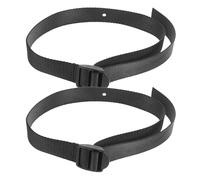 POPETPOP Rowing Machine Foot Straps Adjustable 2Pcs Nylon Replacement Pedal Belts with Plastic Buckle Suitable for Indoor Fitness and Gym Training