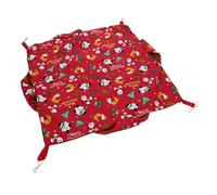 POPETPOP Safe Cotton Material Warm Chinchilla Hammock for Hamster Guinea Pig Rat Cage Bed 20x20cm Red