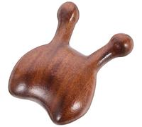 POPETPOP Sandalwood Gua Sha Face Acupoint Massager Wood Scraper Tool for Nose and Head, Safe to Touch, Does Not Cause Bleeding, for Home Relaxation and Facial Massage