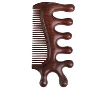 POPETPOP Sandalwood Massage Comb for Scalp and Neck 3-in-1 Wooden Scraping Gua Sha Hair Comb for Men and Women Hair Care