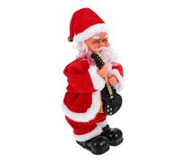 POPETPOP Santa Claus Doll Ornament Electric Design Dancing Musical Christmas Santa Clause Toy for Xmas Party Home Decoration Desktop Ornament