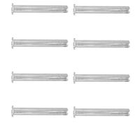 POPETPOP Scaffolding Insert Pin M8x75 with Spring Retainer 8pcs Silver Coupling Locking Pin for Construction Scaffolding Accessories
