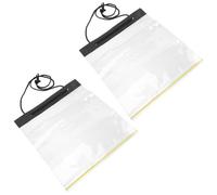 POPETPOP Sealing Storage Bag with Lanyard 2pcs Waterproof Pvc Map Pouch with Matte Coating and Thermal Seam Reinforcements UV Reduced Reading and Rapid Access Map for Hiking and Kayaking