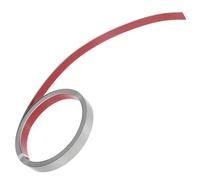 POPETPOP Self-Adhesive Stainless Steel Decorative Trim Strip 5m X 2cm Brushed Silver Molding Tape for Wall, Ceiling, Mirror Edge, Peel and Stick Metal Border Strip for Home Improvement