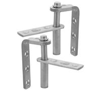 POPETPOP Self-Closing Stainless Steel Door Pivot Hinges for Interior Wood Doors Over 16mm 1 Pair