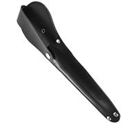 POPETPOP Sewing Shears Scabbard PU Leather Protective Cover with Hanging Belt for Dressmaker Scissors and Fabric Cutting Tools Black 27.5X10Cm