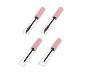 POPETPOP Shadow Tip Liner Container Set Makeup Storage and Random Color for Refillable Empty Mascara Tube 4pcs 10ml Pet Material Convenient to Carry and Store