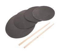 POPETPOP Silent Drum Practice Pad Set with 12-16 Inch Quiet Drum Pads and Drumsticks Shock-absorbing Percussion Accessories and Noise Reduction