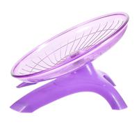 POPETPOP Silent Hamster Exercise Wheel Smooth Edges for Chinchillas and Gerbils, round Plastic Running Wheel Pet for Indoor Use and Small Animal Play