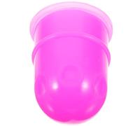 POPETPOP Silicone Cupping Set for Massage Therapy, Portable Purple Hard Silicone Vacuum Cups Strong Suction, Suitable for Pediatric Tui Na and Facial Cupping, Reusable Massage Tool