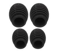 POPETPOP Silicone Drumstick Protective Covers Spiral Quiet Tips 7a 5a Mute Caps for Drum Practice Drum Kit Accessories