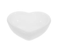 POPETPOP Silicone Heart Mold for Resin Jewelry, 3D Mini Trinket Dish Casting Mold, Epoxy Resin Bowl for DIY Soap, Ring Holder and Craft Tray (8Cm)