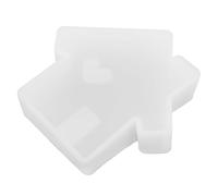 POPETPOP Silicone Mold House Shape Resin Mold Christmas House Adorable Compact Design Unique House-Shaped Style DIY Craft Detailed Love