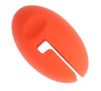 POPETPOP Silicone Probe Clip Easy to Use Flexible Groove Holder Orange Food-grade Temperature Clip for Kitchen and Grilling Use for Candy Making and Pot Edge Attachment