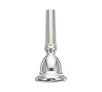 POPETPOP Silver Plated Copper Euphonium Accessory Euphonium Mouthpiece Replacement Part Not Easy to Deform Sturdy Suitable for Birthday Parties and Outdoor Dinners