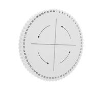 POPETPOP Slot Thickened Braiding Disk for Bracelet Knitting Durable Hard Round Kumihimo Cord Weaving Plate High Thread Capacity for Intricate DIY Bracelet Designs and Creative Hand Rope