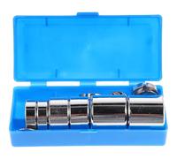 POPETPOP Slotted Mass with Hanger Steel Weights for Physics Experiments Laboratory Instrument for High School Force and Balance Demonstrations