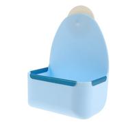 POPETPOP Small Animal Feeder for Rabbits and Hamsters Blue Pp Cage Feeding Bowl with Anti-spill Design, Easy to Install and Clean, for Rabbit Cage Food Bowl and Bunny Water Feeder