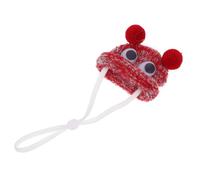 POPETPOP Small Animal Hat for Hamsters Guinea Pigs Rabbits Hedgehogs and Lizards Handmade Knitted Costume Adjustable Pet Headwear for Thanksgiving and Halloween Celebrations