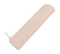 POPETPOP Small Pencil Pouch Insulin Pen Case Pu Leather Multifunctional Design Easy Carrying Travel Storage Bag Stylish Beige for Those Who Need to Carry Their Insulin Pens