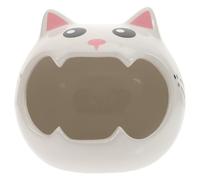 POPETPOP Small Pet Ceramic Cooling Nest for Summer Hamster Hideout and Sleeping Hut, Suitable for Hedgehogs, Sugar Gliders, and Squirrels, Assorted style Ceramic Small Animal House