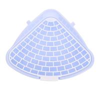 POPETPOP Small Pets Rabbit Litter Tray with Non-Slip Thick Bottom Net, Plastic Corner Potty Trainer for Indoor Use, for Guinea Pigs, 9.43X7.07X3.93In