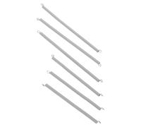POPETPOP Small Tension Extension Springs with Hooks, 6Pcs Metal Springs Replacement for Stapler Parts, Suitable for Office and Crafting Uses