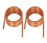 POPETPOP Soft Copper Tubing Coil Refrigeration Tubing Solution 2pcs Multipurpose Copper Pipe with Good Durability for Air Conditioner and Freezer Refrigeration