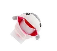 POPETPOP Soft Plush Shark Design Hat Pet Headpiece Size Xs, Comfortable and Easy to Wear for Cats and Dogs for Parades and Photo Shoot Dress up Costume