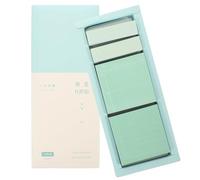 POPETPOP Soft Tone Color Memo Pads Blue Notes for Students Compact Self-adhesive To-do List Pads Office School Stationery with Smooth Writing Surface