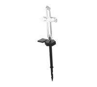 POPETPOP Solar LED Cross Light for Grave Memorial Outdoor Weatherproof