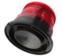POPETPOP Solar Powered Car Warning Light with LED Strobe Function, Lightweight Design and Magnetic Base, Vehicle Safety Emergency Light for Communication Vehicles and Cars
