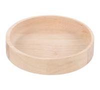POPETPOP Solid Wood Hamster Food Bowl Small Pet Feeding Dish with Stable Base Easy to Clean Food Holder for Guinea Pigs Gerbils Hedgehogs 3.15X3.15X0.79In