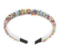 POPETPOP Sparkling Rhinestone Headband Comfortable to Wear and Easy to Take off Women Stylish and Eye-catching Hairpiece Accessories for Graduation Time and Party