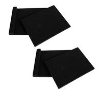 POPETPOP Speaker Black Sponge 2pcs Acoustic Isolation Pads Soundproof Noise Isolation Cushion with Versatile Angle Adjustment for Monitor and Speaker Box