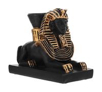 POPETPOP Sphinx Crystal Balls Holder Resin Statue with Golden Finish Creative Classical Design Not Easy to Fade Decorative Desktop Decor for Home Decoration