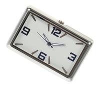 POPETPOP Square Car Dashboard Clock Mini Adhesive Analog Clock for Car Interior Universal Tiny Dashboard Watch with Self-Stick Backing, Suitable for Vehicles