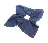 POPETPOP Square Hair Rope in Elastic Hair Bands for Boho Style Denim Scrunchies for Ponytail Holder for Girls Braids