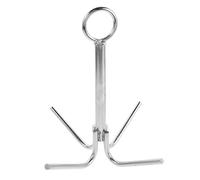 POPETPOP Stainless Steel 4-Claw Boat Grapnel Hook Multi Claw Yacht Anchor for Easy Installation and Exceptional Grip on Diverse Seabeds