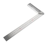 POPETPOP Stainless Steel Carpenter Square Ruler Thickened 300Mm for Precision Woodworking and Construction Use