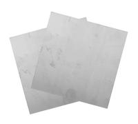 POPETPOP Stainless Steel Flat Plate Square Metal Sheet 2pcs 100x100x2mm with Smooth Mill Finish and Dense Structure for Home Workshop and DIY Fabrication Projects